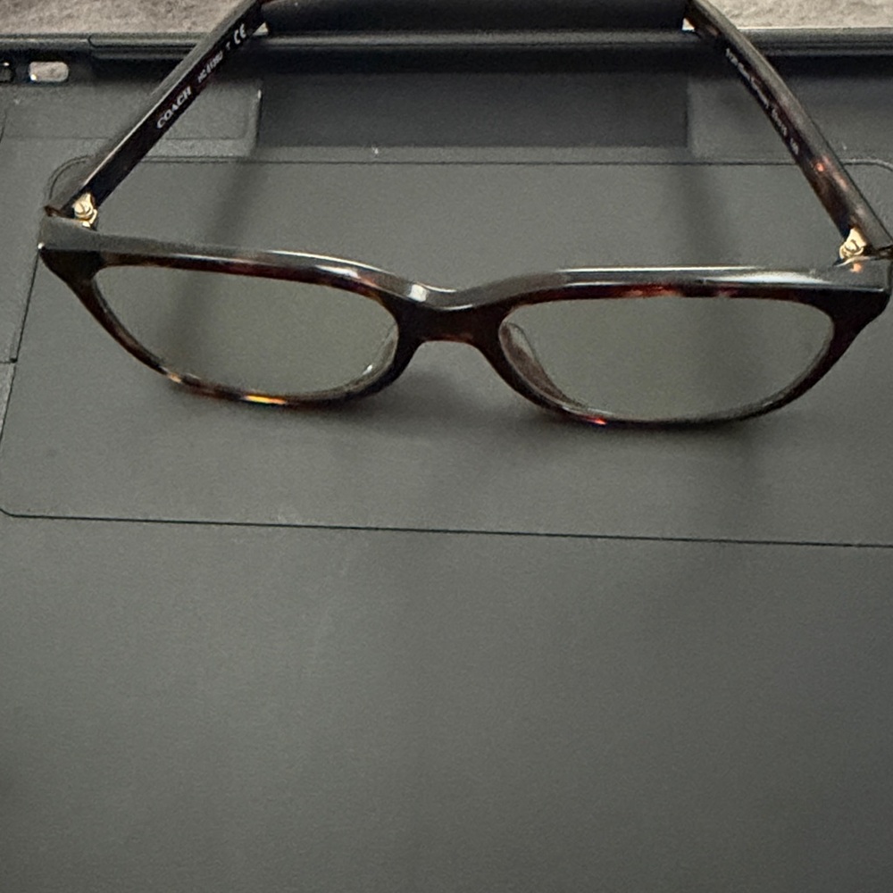 Coach Tortoiseshell Brown Rectangular Eyeglasses - image 4